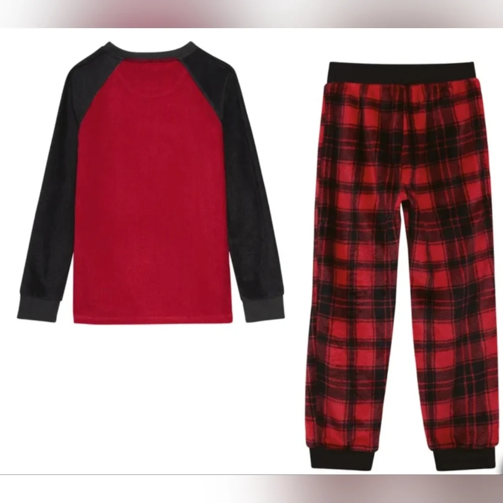 New! Eddie Bauer KIDS Boys Girls  Holiday Family Sleep Pajama Set Size XS 5/6